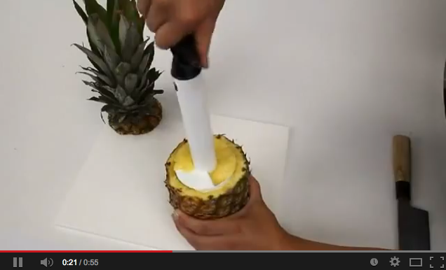 filmpje ananassnijder