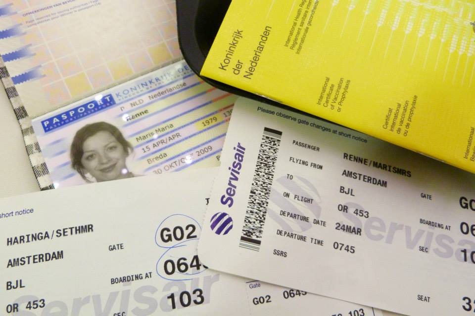 Paspoort Maris Maria Renne paspoort en tickets