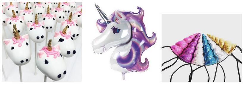 unicorn party stuff
