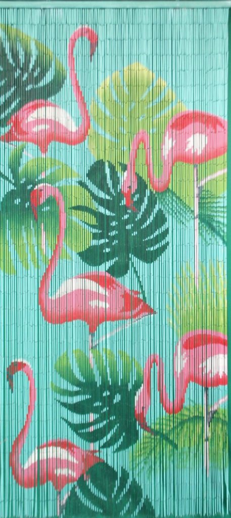flamingo gordijn