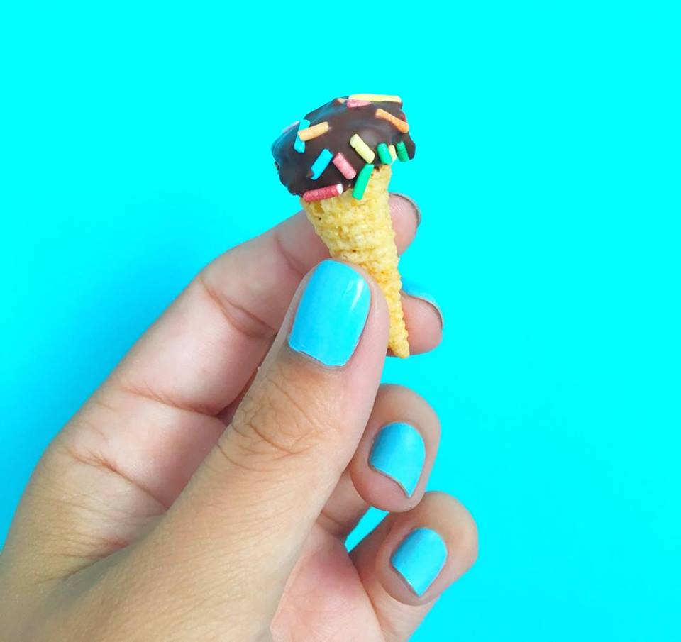 Bugles pindakaas chocolade sprinkles bugles choco dip