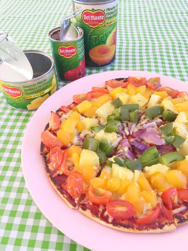 rainbow pizza