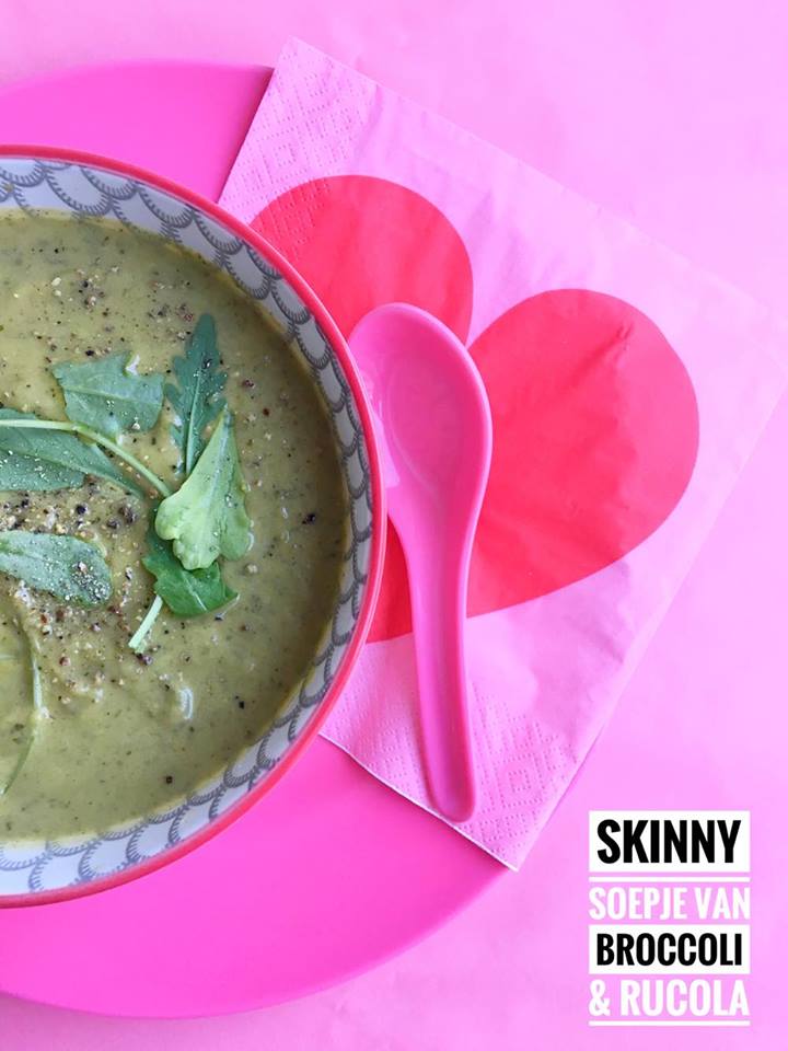 skinny soep broccoli en rucola