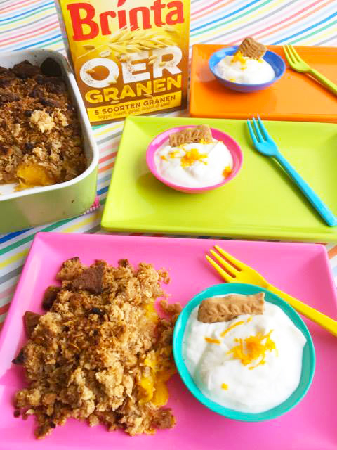Sinaasappel Speculaas Crumble Sinaasappel Speculaas Crumble
