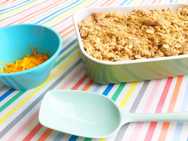 Sinaasappel Speculaas Crumble Sinaasappel Speculaas Crumble