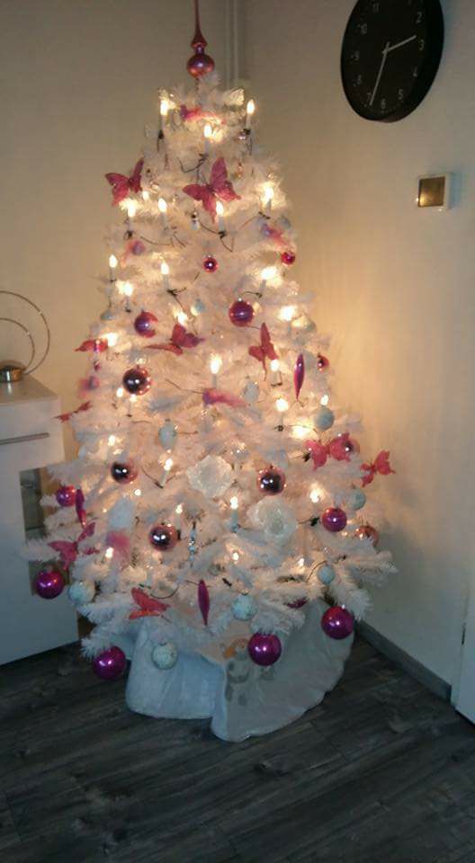 witte kerstboom