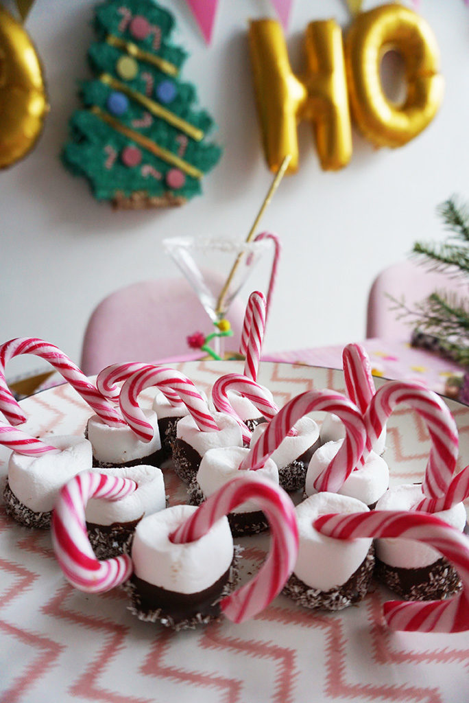 candy canes marshmallows