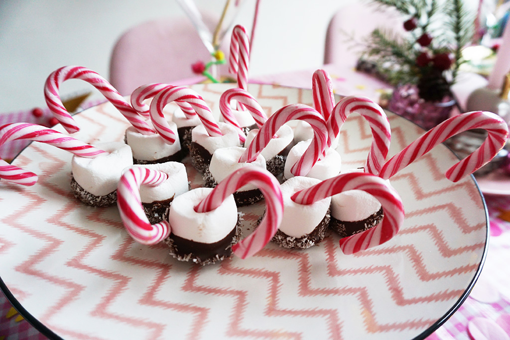 candy canes marshmallows