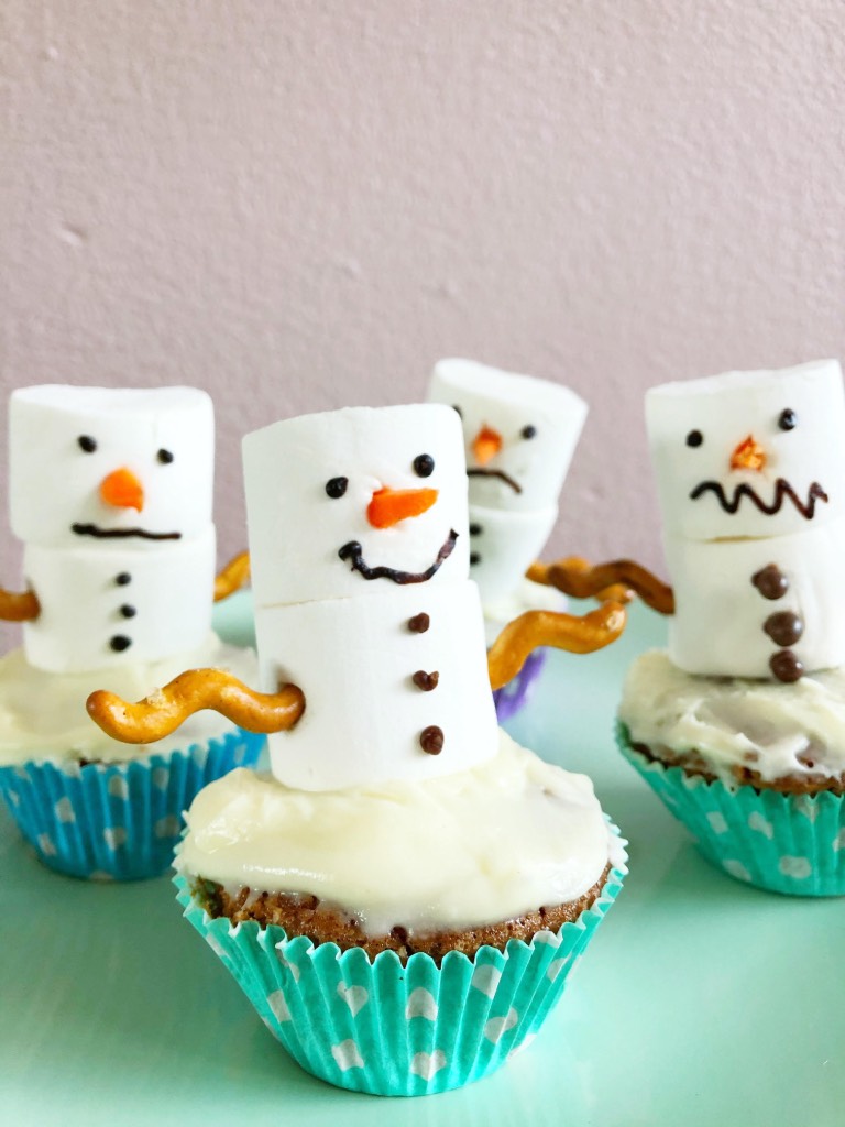 cupcake sneeuwpop marshmallow