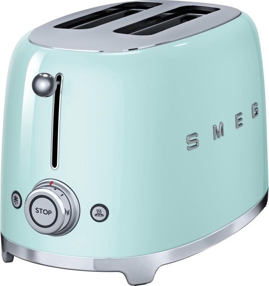 smeg broodrooster turquoise