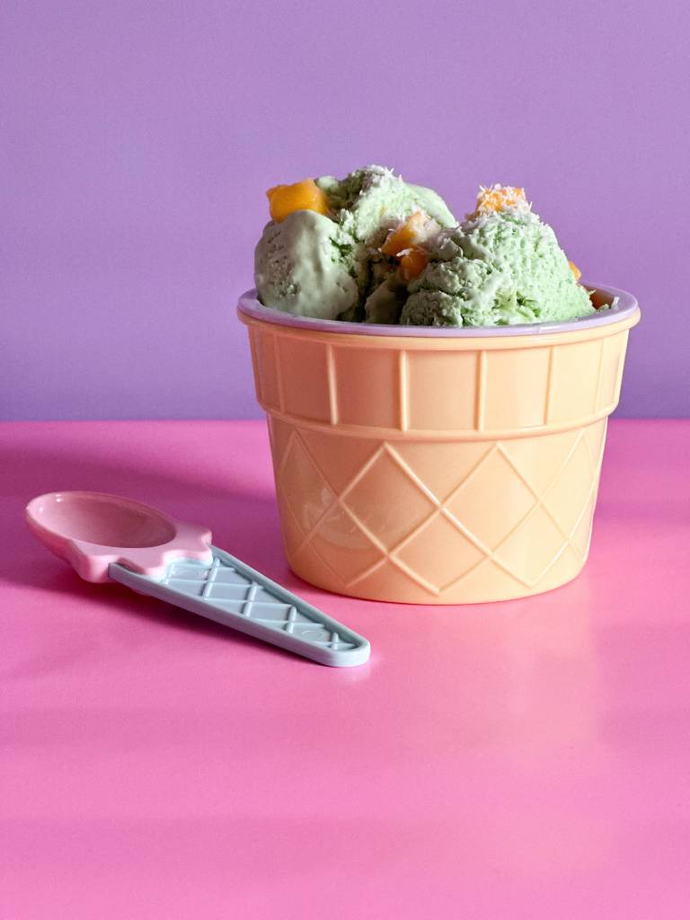 vegan pandan ijs